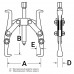 LICOTA ATB-1003F Съемник с двумя захватами 250 мм LICOTA ATB-1003F Съемник с двумя захватами 250 мм