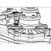 LICOTA ATF-5213 Торцевая головка 1/2" со вставкой с отверстием М16 55мм