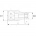 LICOTA E207 Головка торцевая 1/4" E7 LICOTA E207 Головка торцевая 1/4" E7