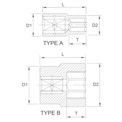 LICOTA N3018 Головка торцевая 6гр. 3/8" 18мм